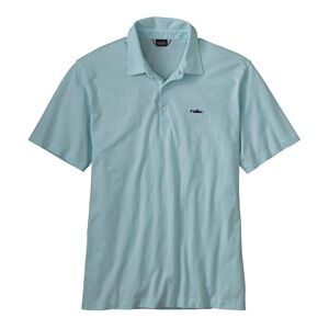 Patagonia® Worn Wear Men's Polo - Trout Fitz Roy blue/green size M